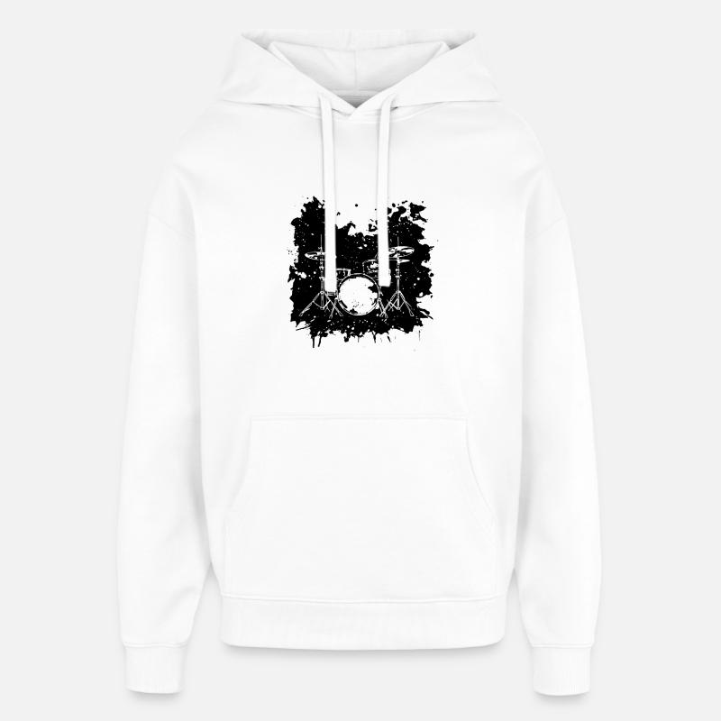 Percussion - Sweat à capuche unisexe Stanley/Stella Oversized - blanc