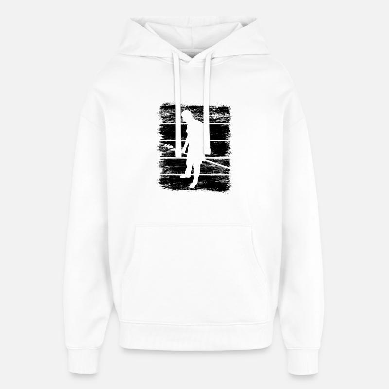 Croquis de Baker - Sweat à capuche unisexe Stanley/Stella Oversized - blanc