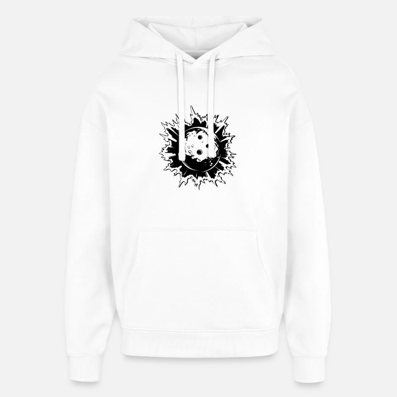 Bowling - Sweat à capuche unisexe Stanley/Stella Oversized - blanc