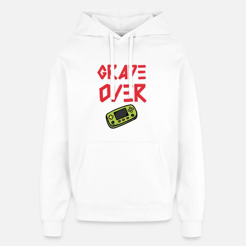 Game Over : Conclusion gagnée ! - Sweat à capuche unisexe Stanley/Stella Oversized - blanc