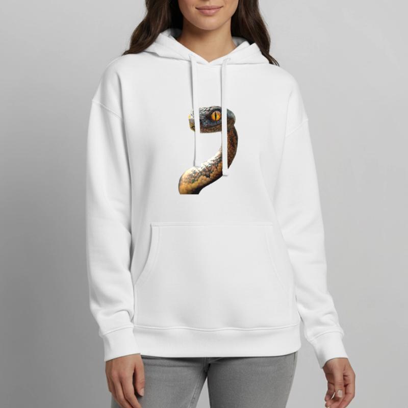 Snake Python Cobra Mamba Rattlesnake Snake Oversized Unisex Hoodie by Stanley/Stella