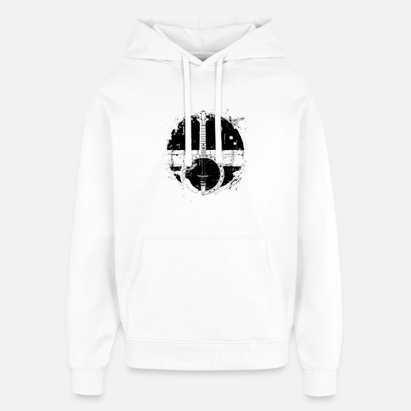 Banjo - Sweat à capuche unisexe Stanley/Stella Oversized - blanc