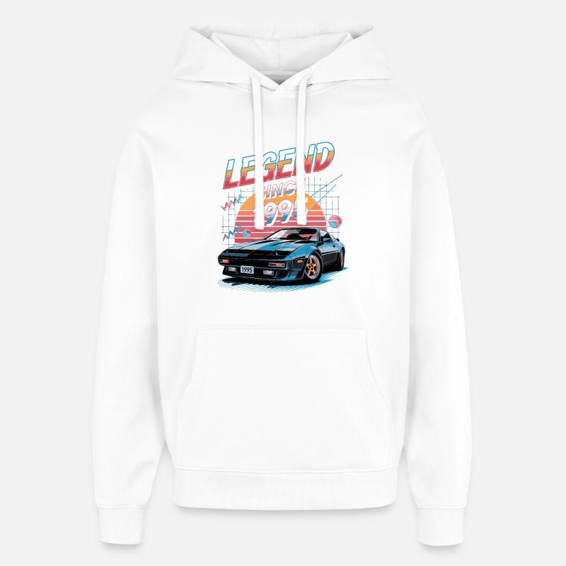 Légende depuis 1995 Édition anniversaire - Sweat à capuche unisexe Stanley/Stella Oversized - blanc