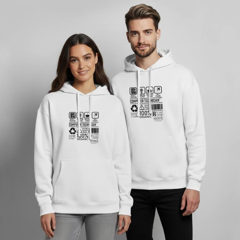Computer Technician multi tasking problem solving Oversized Unisex Hoodie by Stanley/Stella