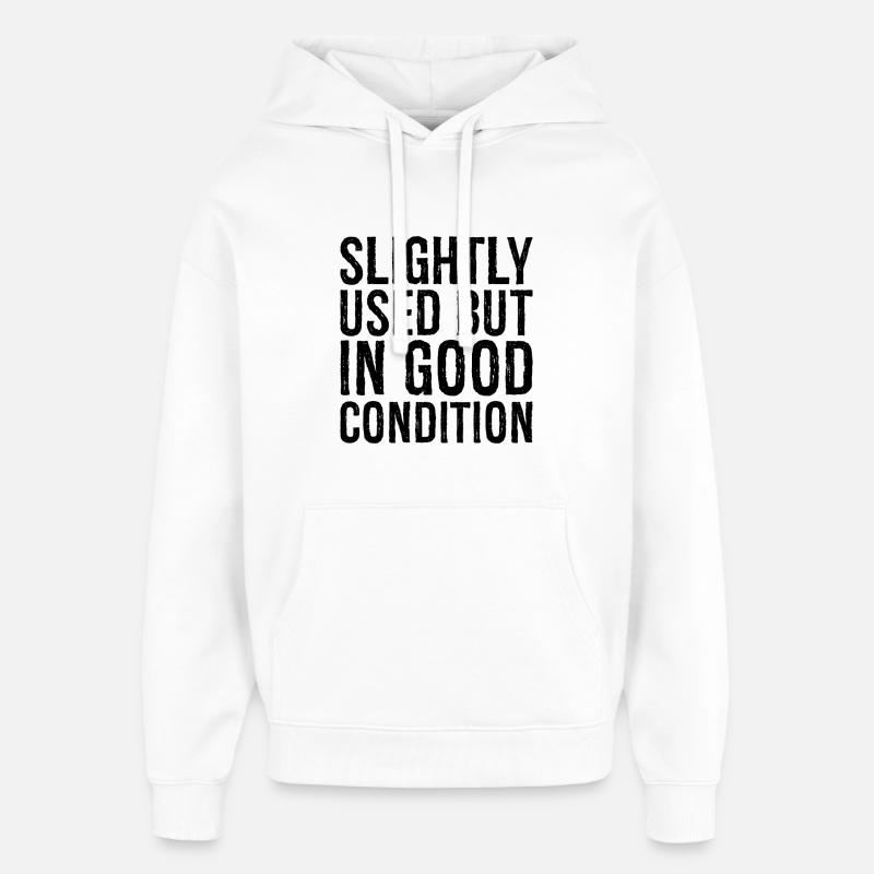 Peu utilisé mais en bon état - Sweat à capuche unisexe Stanley/Stella Oversized - blanc