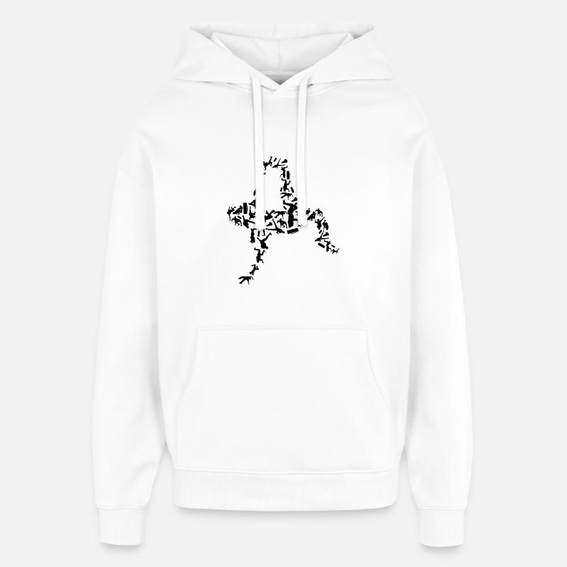Breakdancer - Sweat à capuche unisexe Stanley/Stella Oversized - blanc