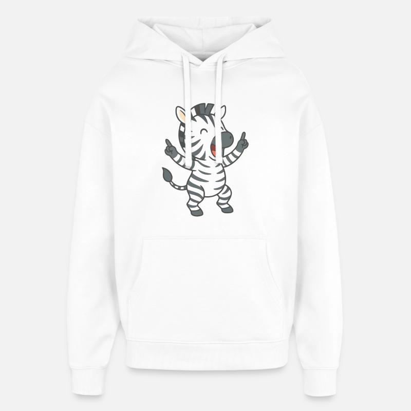 Fête du passage piéton - Sweat à capuche unisexe Stanley/Stella Oversized - blanc
