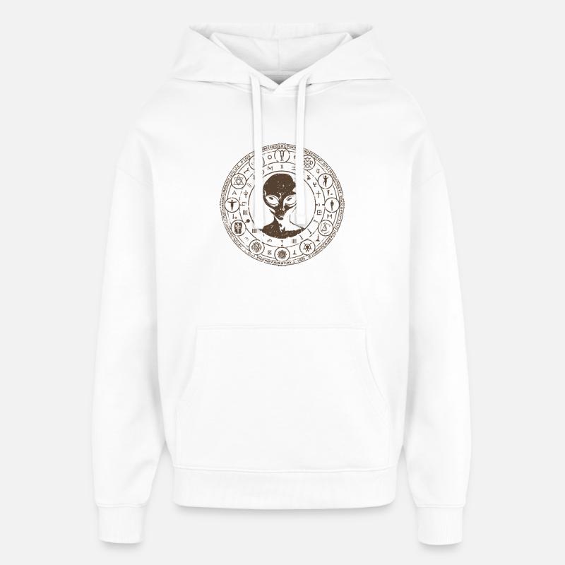 Conception de constellation extraterrestre mystique - Sweat à capuche unisexe Stanley/Stella Oversized - blanc