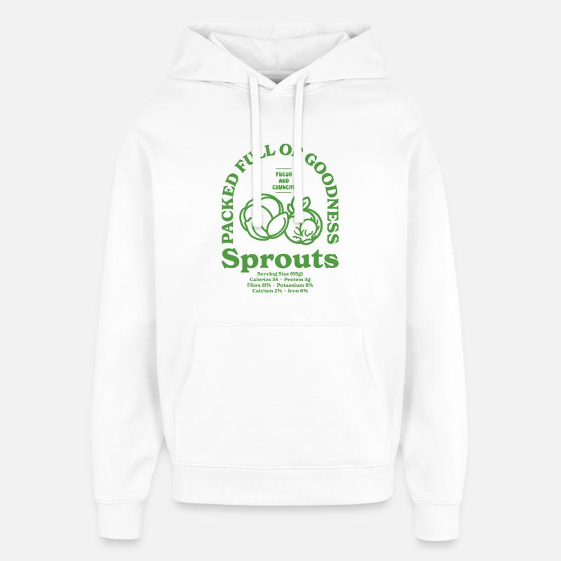 choux - Sweat à capuche unisexe Stanley/Stella Oversized - blanc