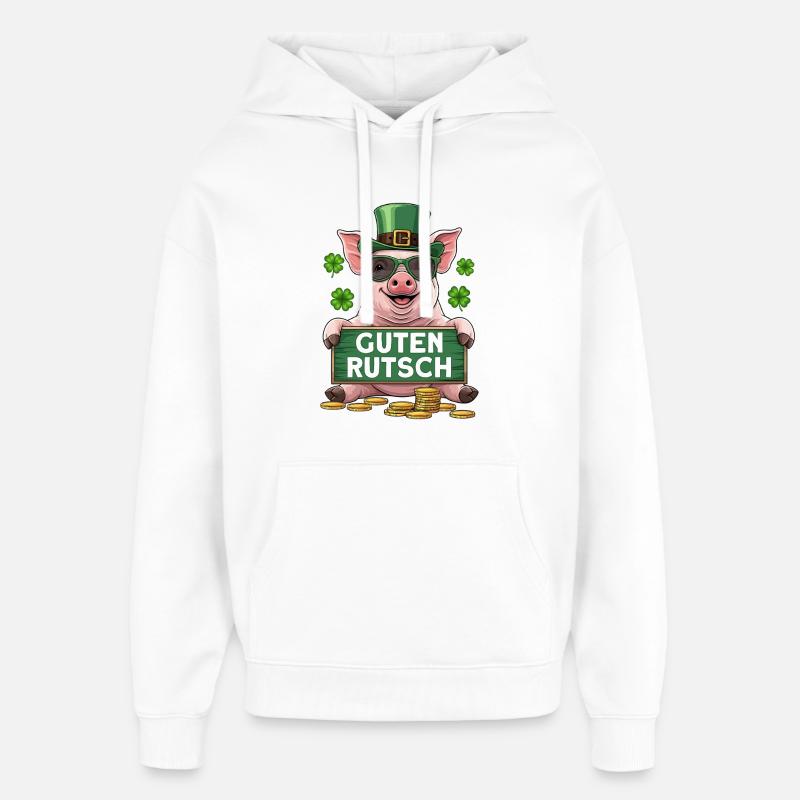 Bonne Année - Sweat à capuche unisexe Stanley/Stella Oversized - blanc