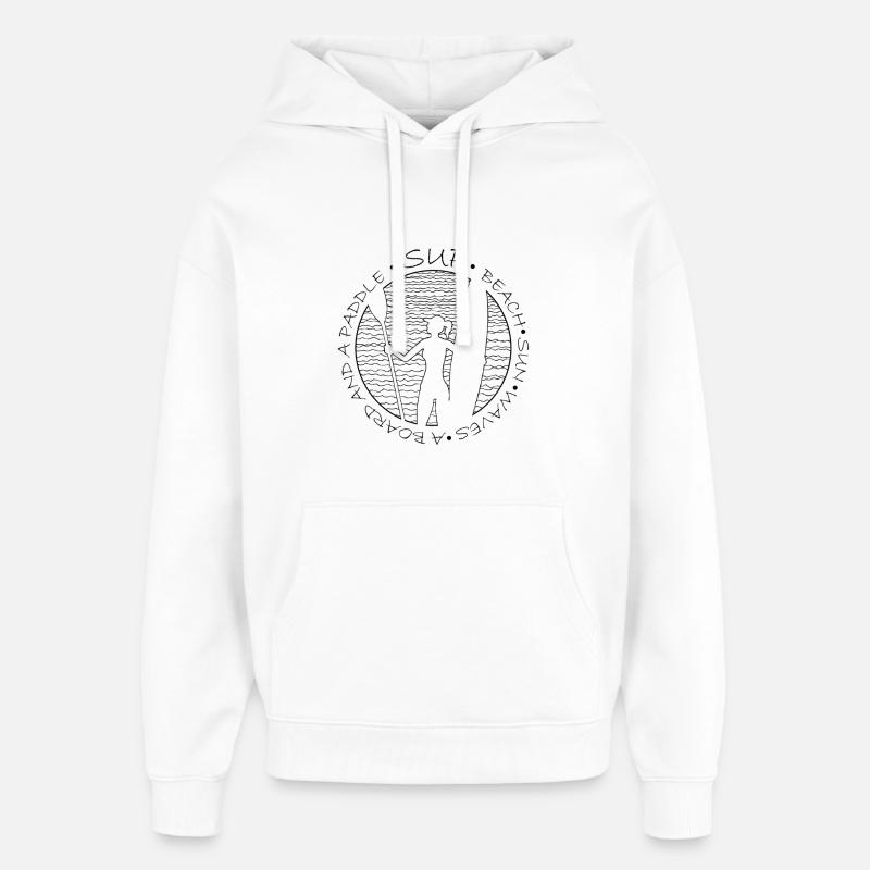 SOUPER - Sweat à capuche unisexe Stanley/Stella Oversized - blanc