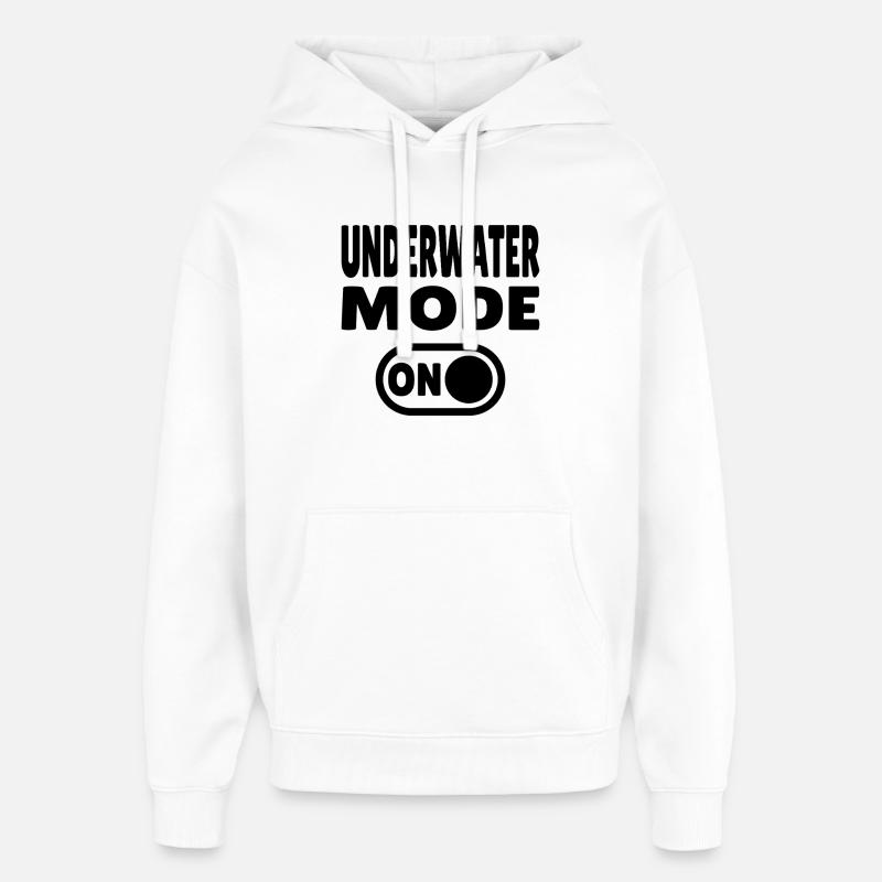 Mode sous-marin ACTIVÉ - Sweat à capuche unisexe Stanley/Stella Oversized - blanc