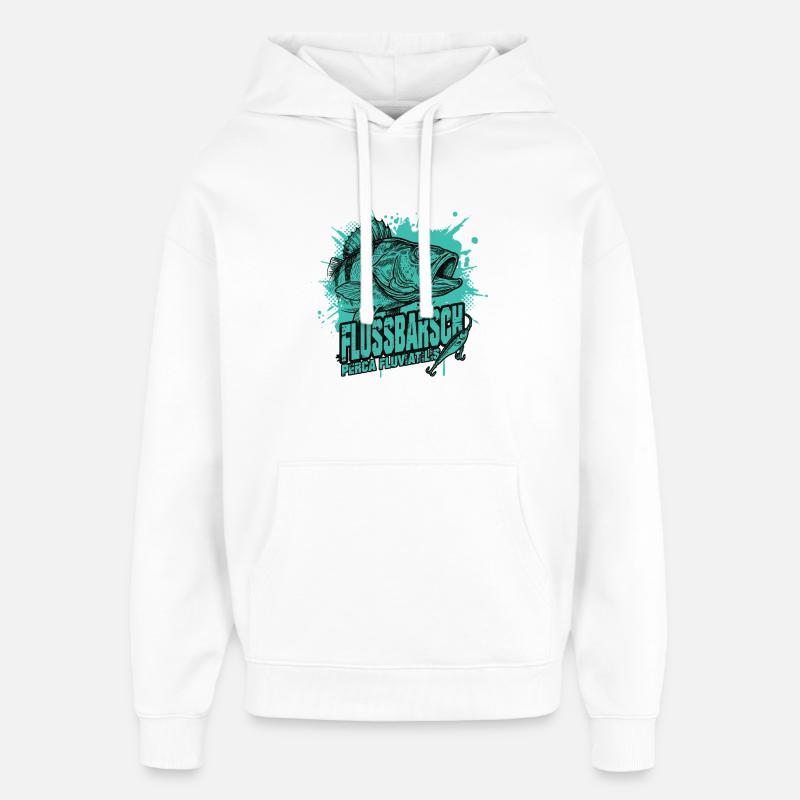 Perchoir – Le Chevalier Épineux - Sweat à capuche unisexe Stanley/Stella Oversized - blanc