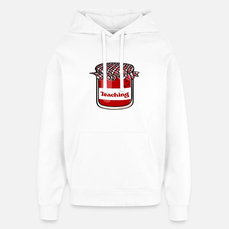 Lehrjam : L’enseignement, c’est mon truc - Sweat à capuche unisexe Stanley/Stella Oversized - blanc