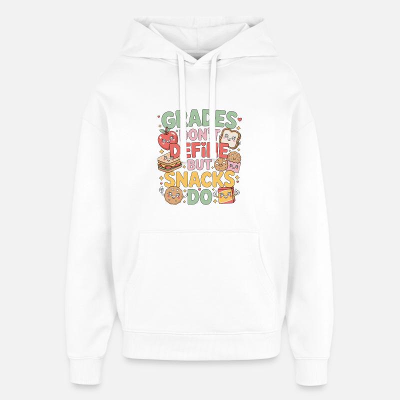 Elementary Teacher Grades Don't Define Education - Oversized Unisex Hoodie von Stanley/Stella - Weiß