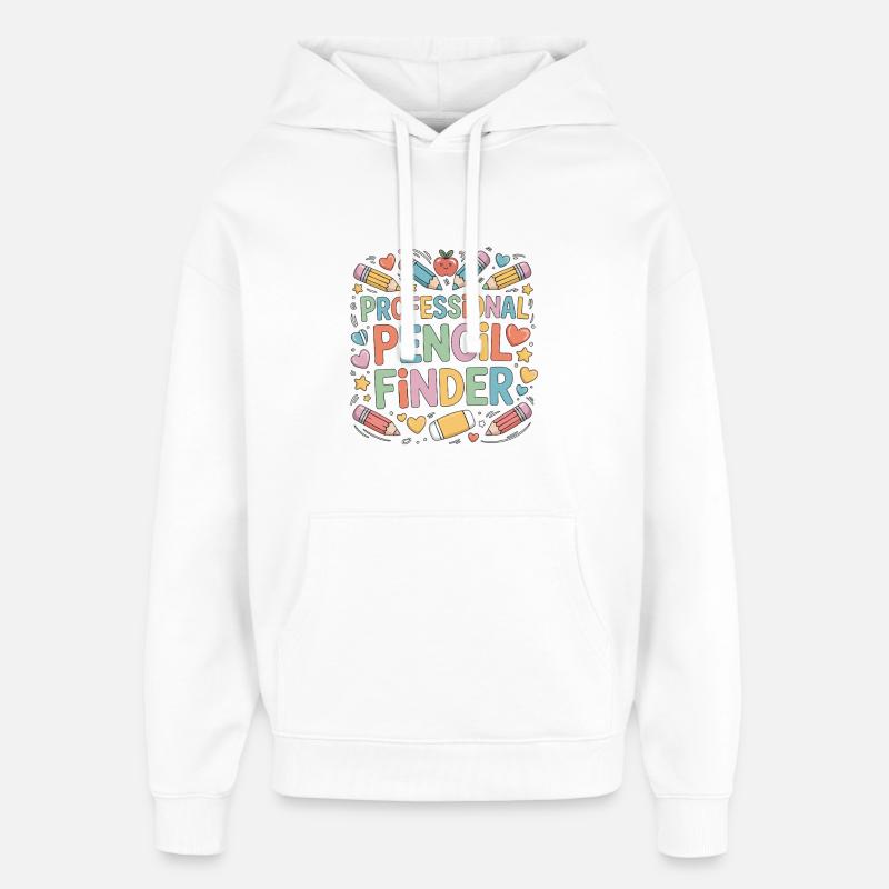 Elementary Teacher Professional Pencil Educator - Oversized Unisex Hoodie von Stanley/Stella - Weiß