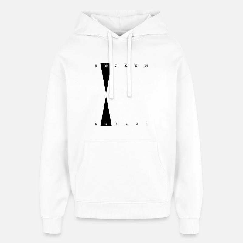Backgammon | Point d’Or - Sweat à capuche unisexe Stanley/Stella Oversized - blanc