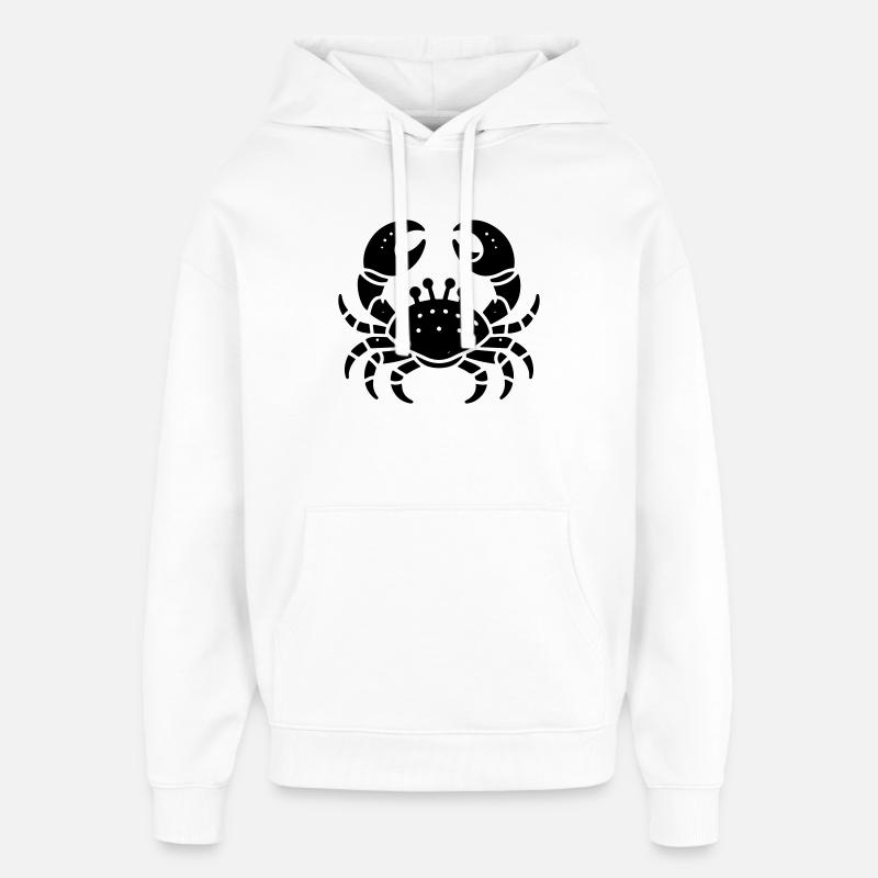 Cancer - Sweat à capuche unisexe Stanley/Stella Oversized - blanc