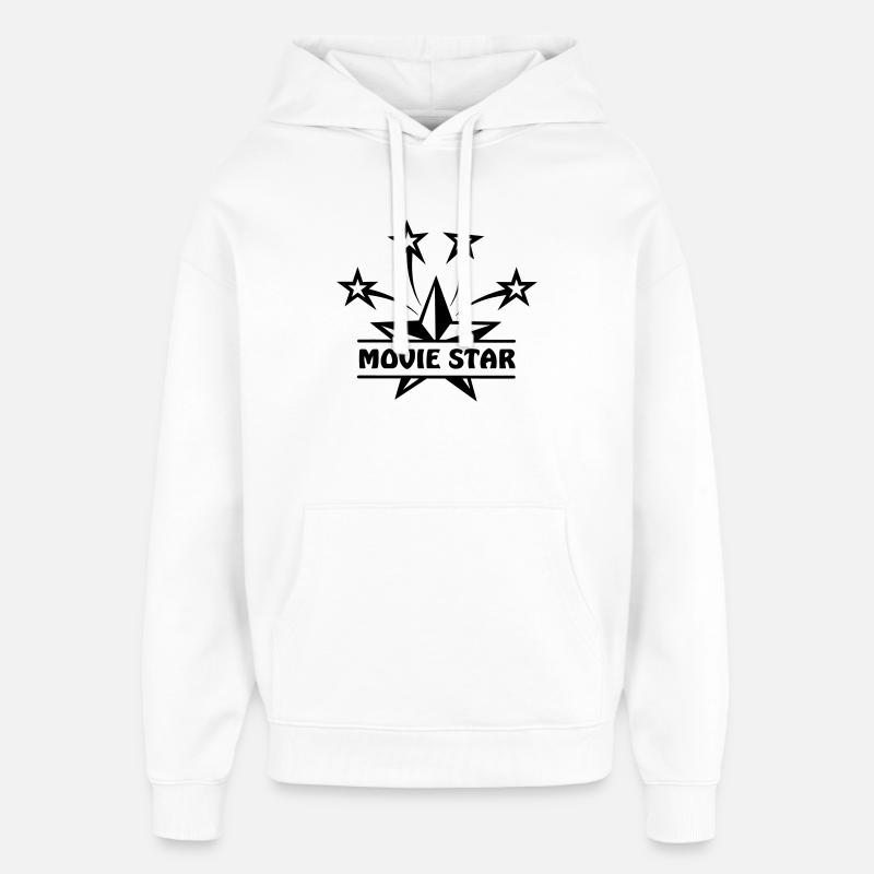 Bannière Moviestar - Sweat à capuche unisexe Stanley/Stella Oversized - blanc