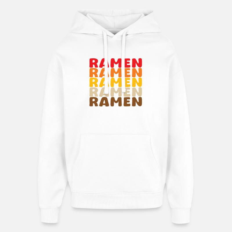 Ramen en Palette Pop - Sweat à capuche unisexe Stanley/Stella Oversized - blanc
