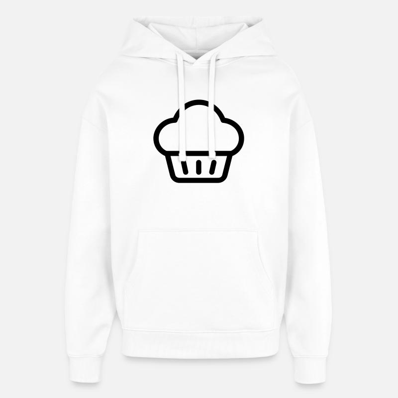 muffin - Sweat à capuche unisexe Stanley/Stella Oversized - blanc