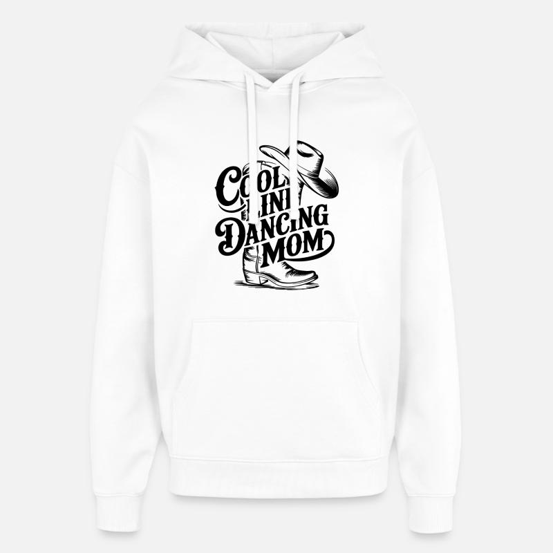 Maman de danse en ligne - Sweat à capuche unisexe Stanley/Stella Oversized - blanc
