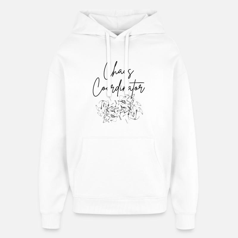 Chaos Coordinator - Oversized Unisex Hoodie von Stanley/Stella - Weiß