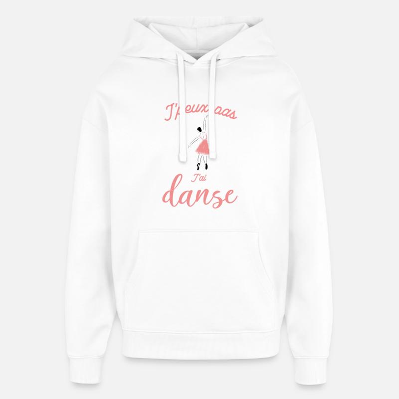 Jpeux pas J'ai Danse - Sweat à capuche unisexe Stanley/Stella Oversized - blanc
