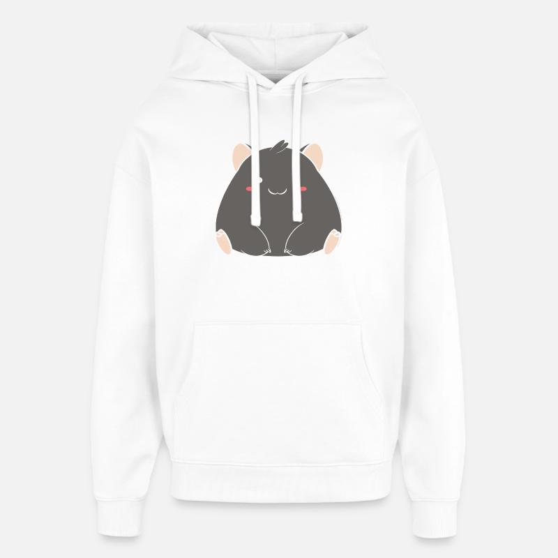 wombat - Sweat à capuche unisexe Stanley/Stella Oversized - blanc