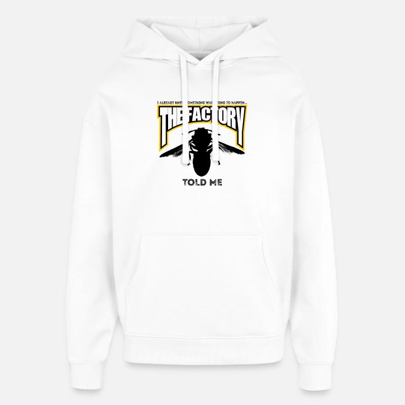 La fabrique de guêpes - Sweat à capuche unisexe Stanley/Stella Oversized - blanc