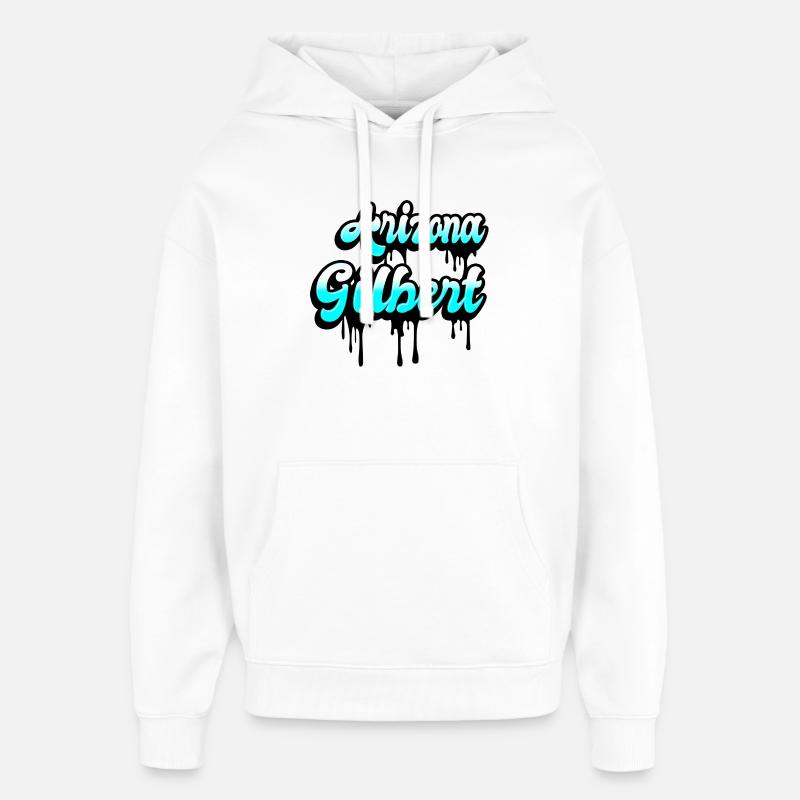 Motif Gilbert Arizona - Sweat à capuche unisexe Stanley/Stella Oversized - blanc