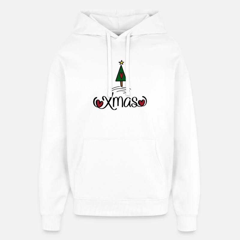 Noël - Sweat à capuche unisexe Stanley/Stella Oversized - blanc