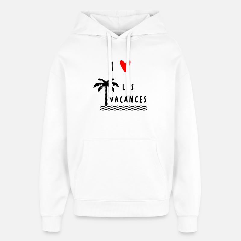 RETRAITE. RETRAITE. RETRAITEE. BONNE RETRAITE - Sweat à capuche unisexe Stanley/Stella Oversized - blanc