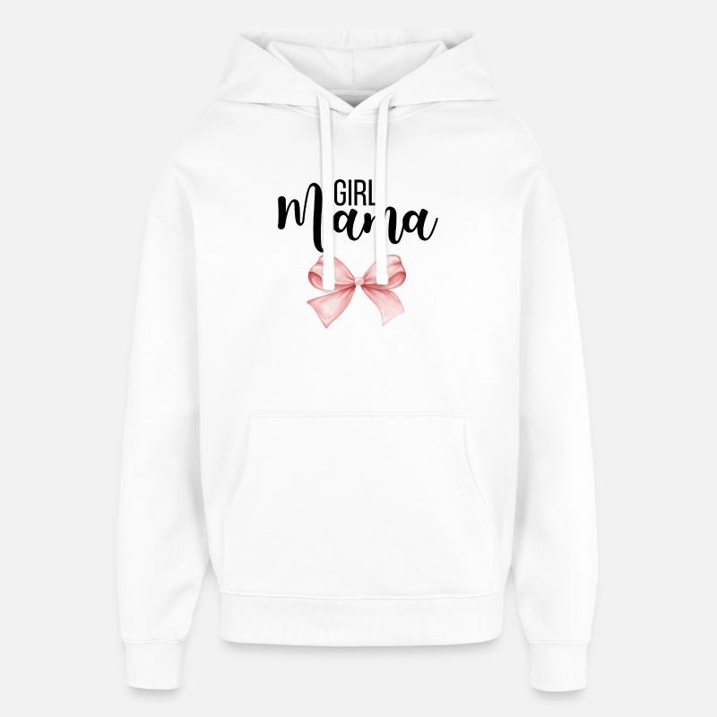Fille Maman, Fille Maman - Sweat à capuche unisexe Stanley/Stella Oversized - blanc