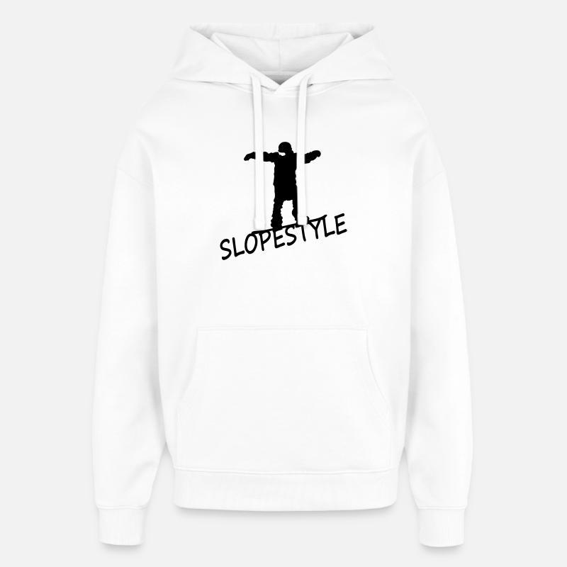 Slopestyle - Sweat à capuche unisexe Stanley/Stella Oversized - blanc