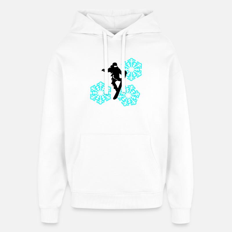 Slopestyle - Sweat à capuche unisexe Stanley/Stella Oversized - blanc
