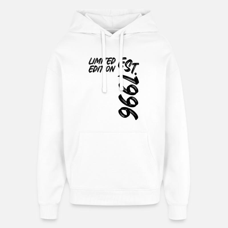 Édition limitée Est. 1996 - Sweat à capuche unisexe Stanley/Stella Oversized - blanc