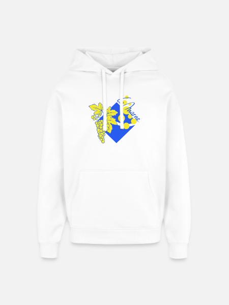 Logo revisited the Marne - Oversized Unisex Hoodie by Stanley/Stella - white