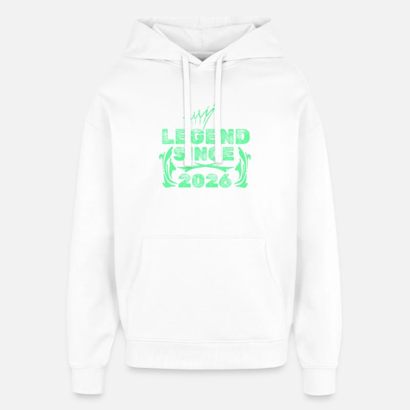 2026 - Sweat à capuche unisexe Stanley/Stella Oversized - blanc