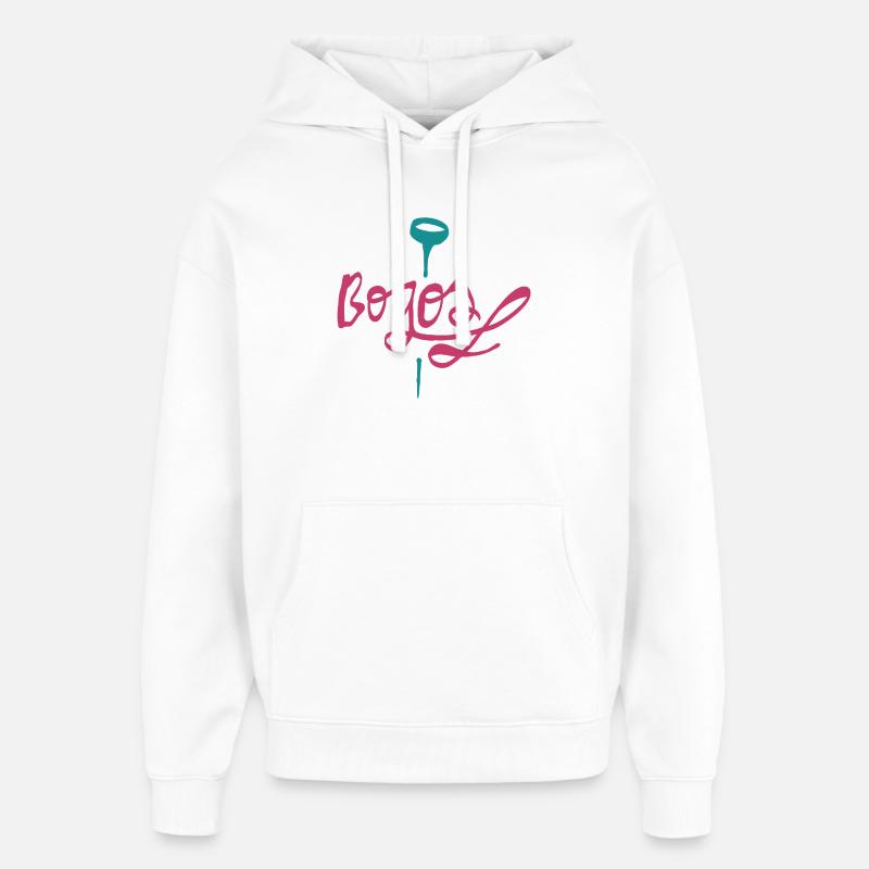 Bogos - Sweat à capuche unisexe Stanley/Stella Oversized - blanc