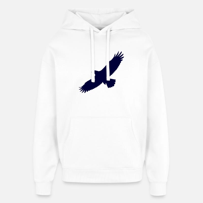 Eagle - Oversized Unisex Hoodie by Stanley/Stella - white