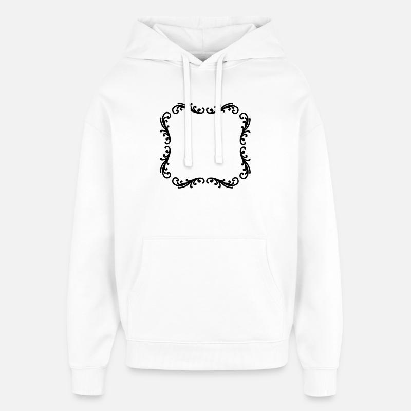 Cadre photo décoratif - Sweat à capuche unisexe Stanley/Stella Oversized - blanc