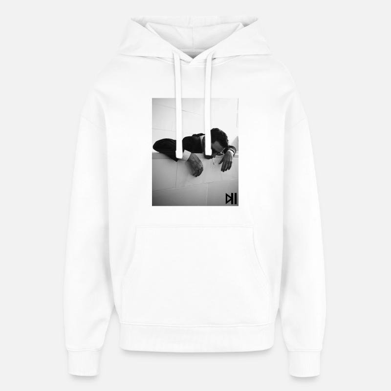 Blues de la baignoire - Sweat à capuche unisexe Stanley/Stella Oversized - blanc