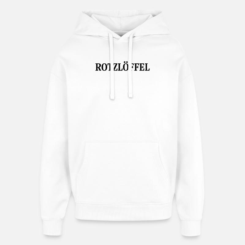R0TZLÖFFEL - Sweat à capuche unisexe Stanley/Stella Oversized - blanc