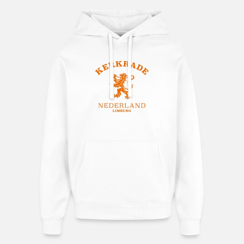 Kerkrade Nederland, Pays-Bas - Sweat à capuche unisexe Stanley/Stella Oversized - blanc