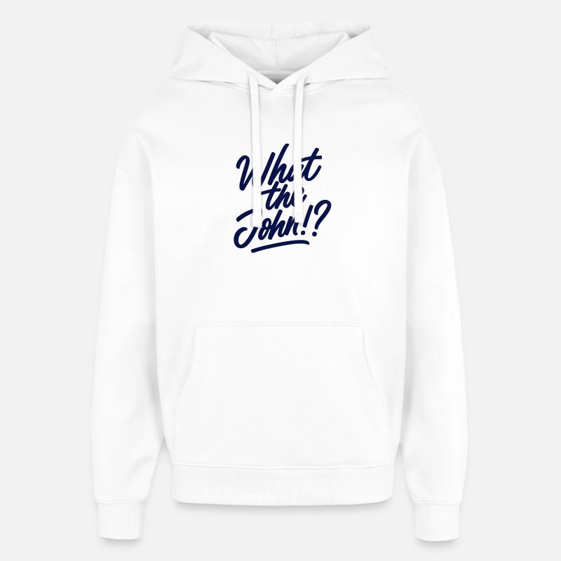 Qu’est-ce que c’est que Jean ? - Sweat à capuche unisexe Stanley/Stella Oversized - blanc