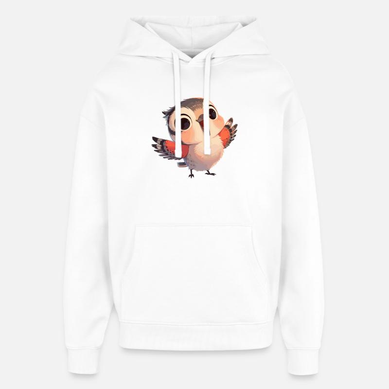 Pic Pic - Sweat à capuche unisexe Stanley/Stella Oversized - blanc