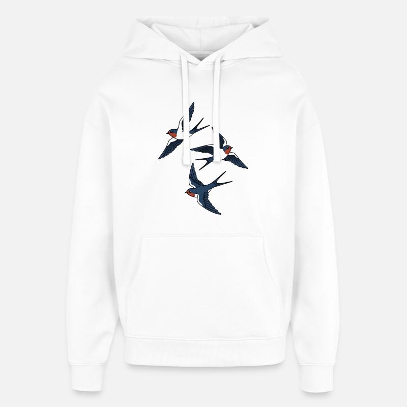 Avale - Sweat à capuche unisexe Stanley/Stella Oversized - blanc