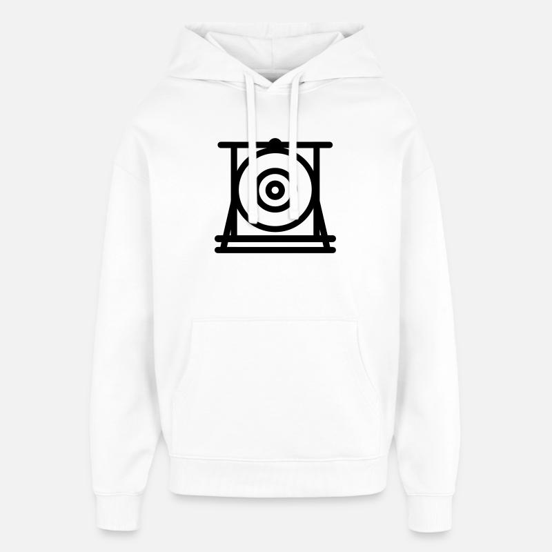 gong - Sweat à capuche unisexe Stanley/Stella Oversized - blanc