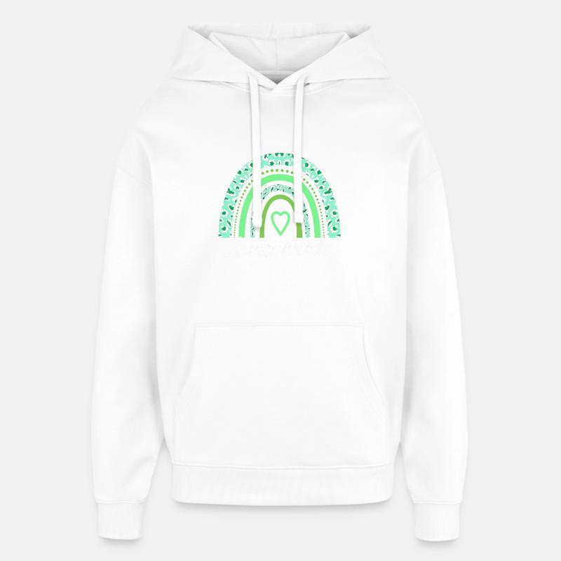 AVC Lésion cérébrale - Sweat à capuche unisexe Stanley/Stella Oversized - blanc